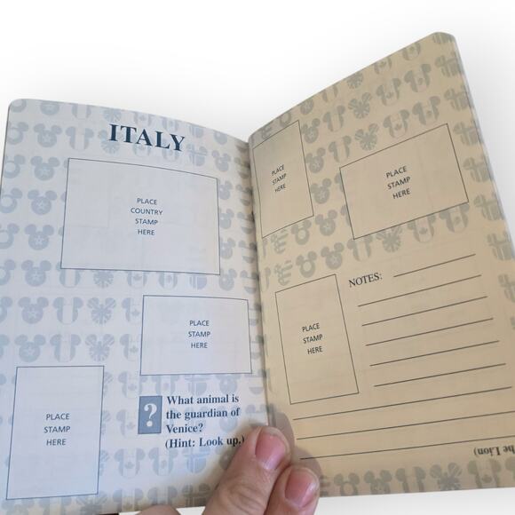 Disney World Epcot World Showcase Passport Kit Stickers & Pins - Picture 2 of 2